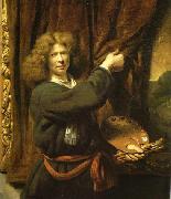 Cornelis Bisschop Self portrait as Zeuxis France oil painting artist